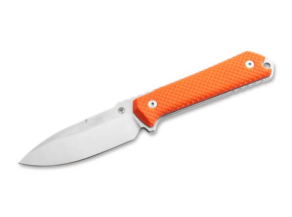 Boker Kiboku Fixed Blade Knife, RWL-34, Orange G10