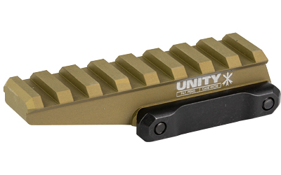 UNITY TACTICAL FAST OPTIC RISER, FDE